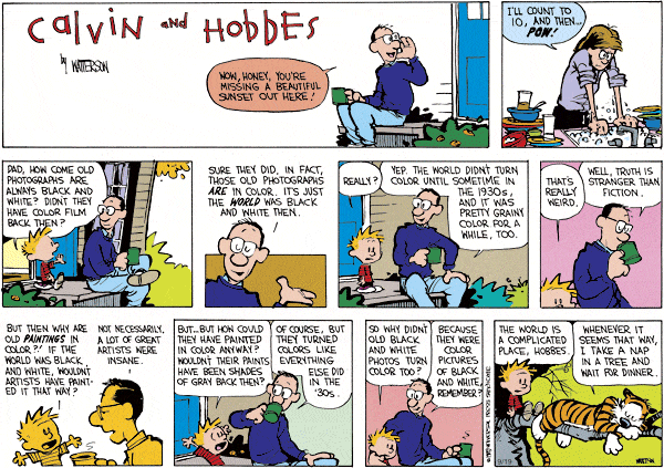 Calvin aprende