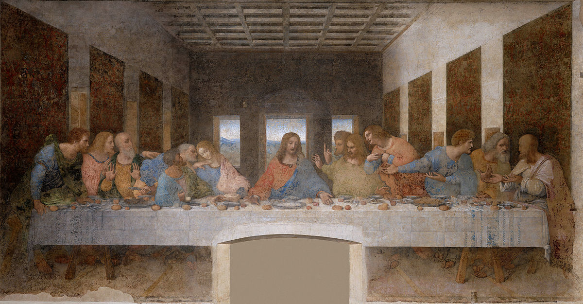 La Última Cena, según Leonardo da Vinci