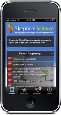 Skeptical Science iPhone App