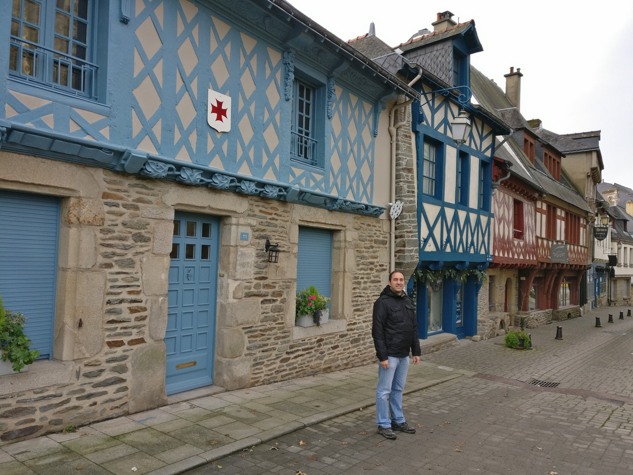 Josselin's colourful facades